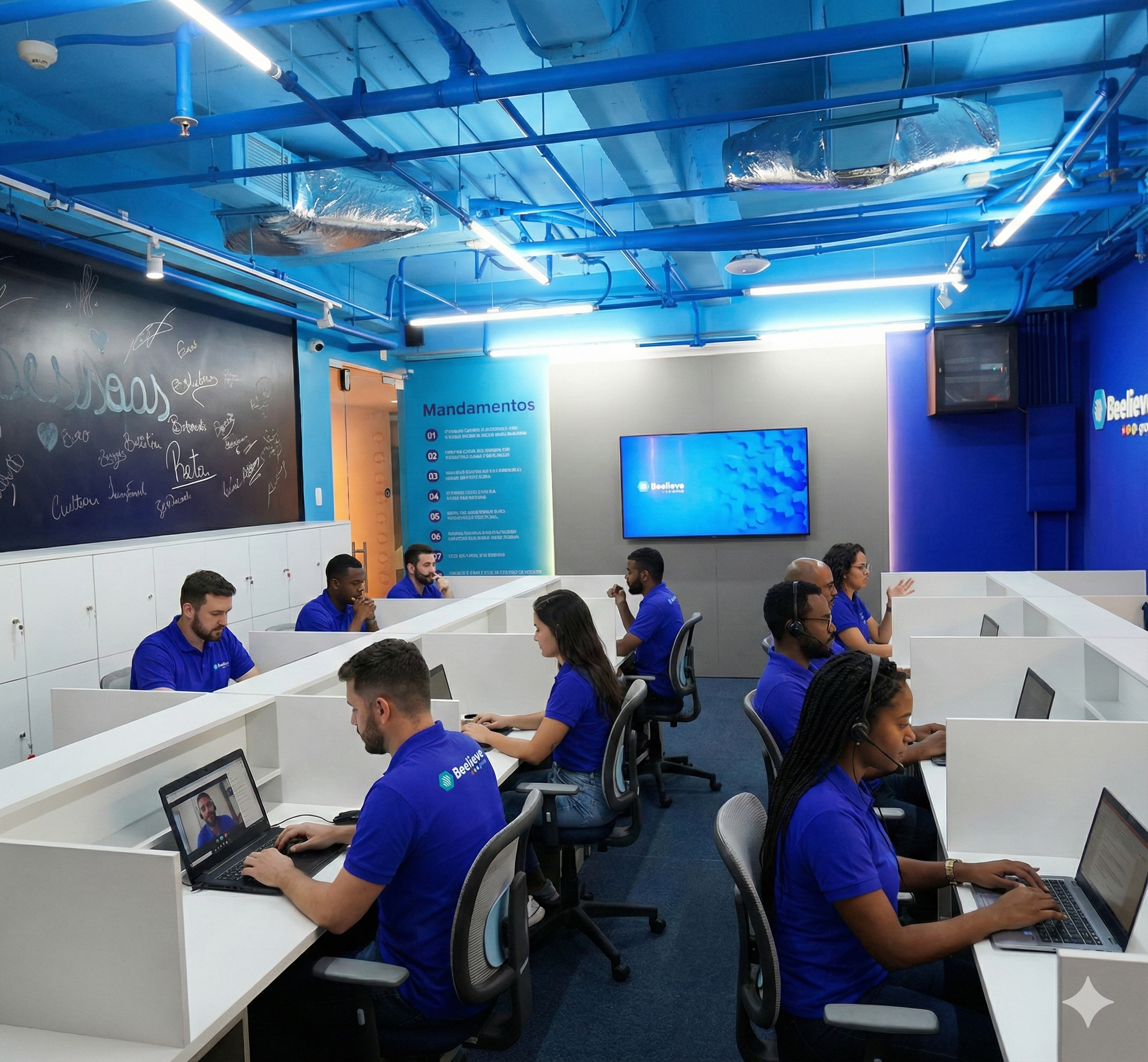 equipe de marketing digital